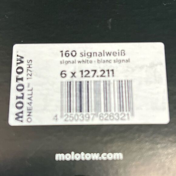 Molotow One4All Acrylic Pump Marker in Signal White. 2mm Fine Tip. 6-Pack. NIB! - Picture 5 of 11